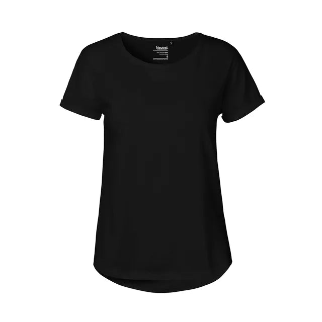 Ladies Roll Up Sleeve T-Shirt