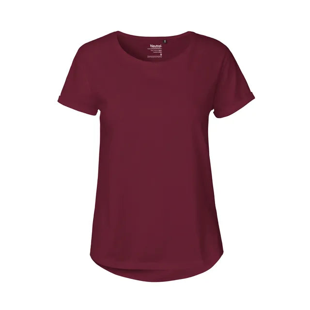 Ladies Roll Up Sleeve T-Shirt