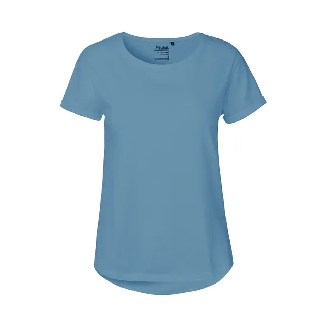 Ladies Roll Up Sleeve T-Shirt