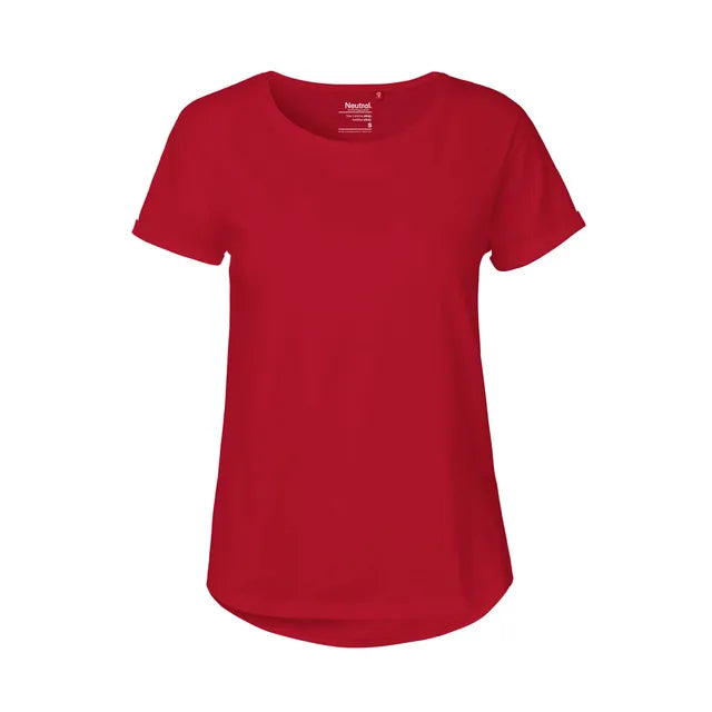 Ladies Roll Up Sleeve T-Shirt