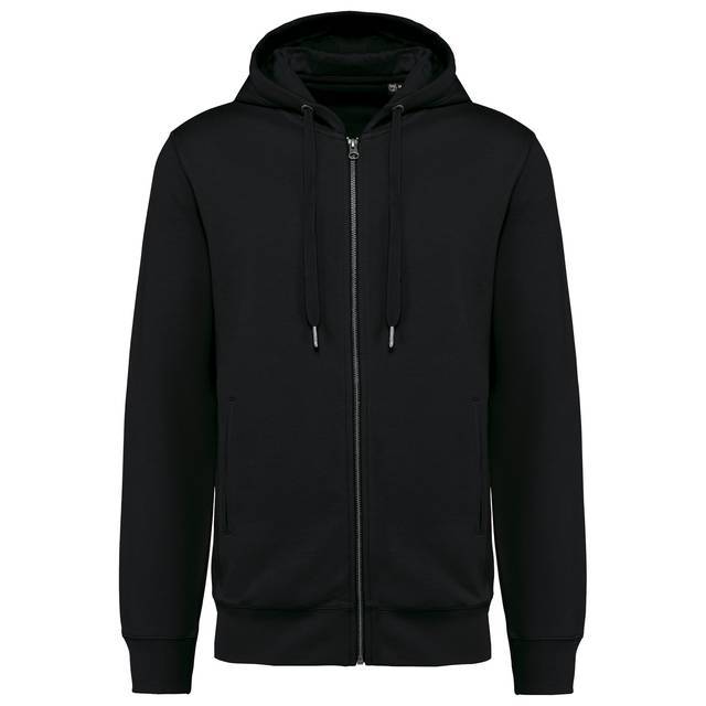 Ecologische Uniseks Sweater met Capuchon en Rits
