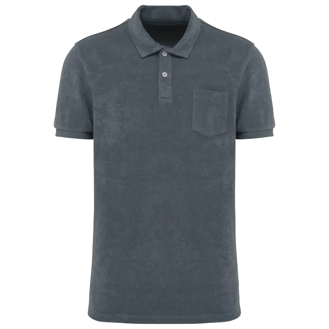 Ecologische Badstof Heren Polo