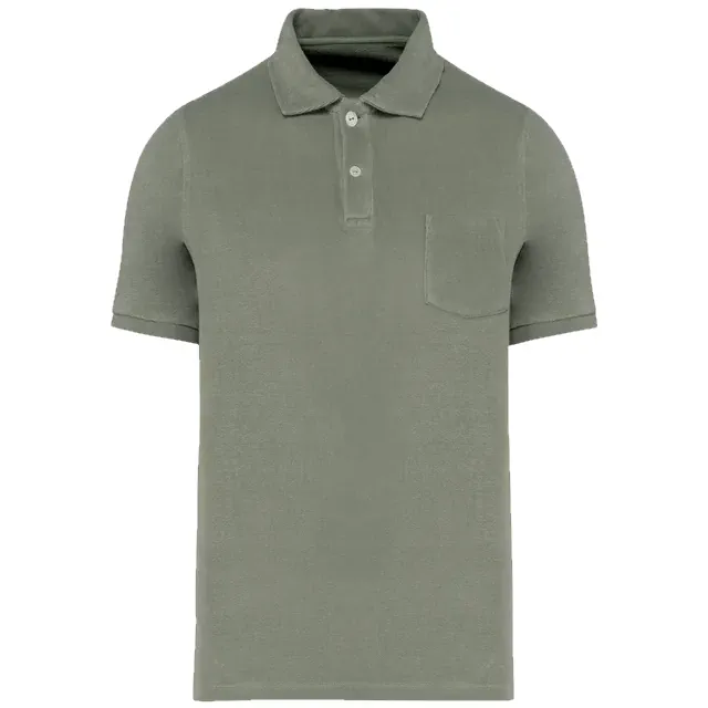 Ecologische Badstof Heren Polo