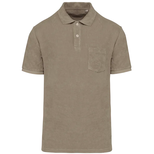 Ecologische Badstof Heren Polo