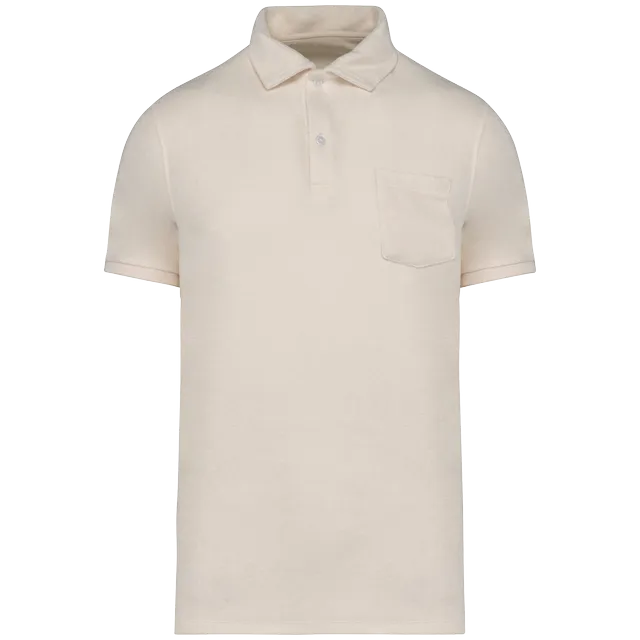 Ecologische Badstof Heren Polo