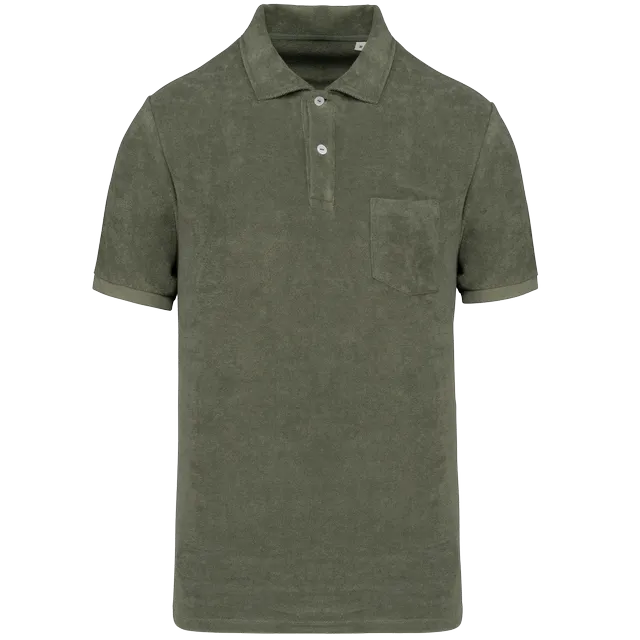 Ecologische Badstof Heren Polo