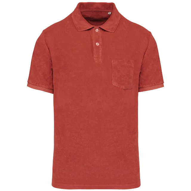 Ecologische Badstof Heren Polo