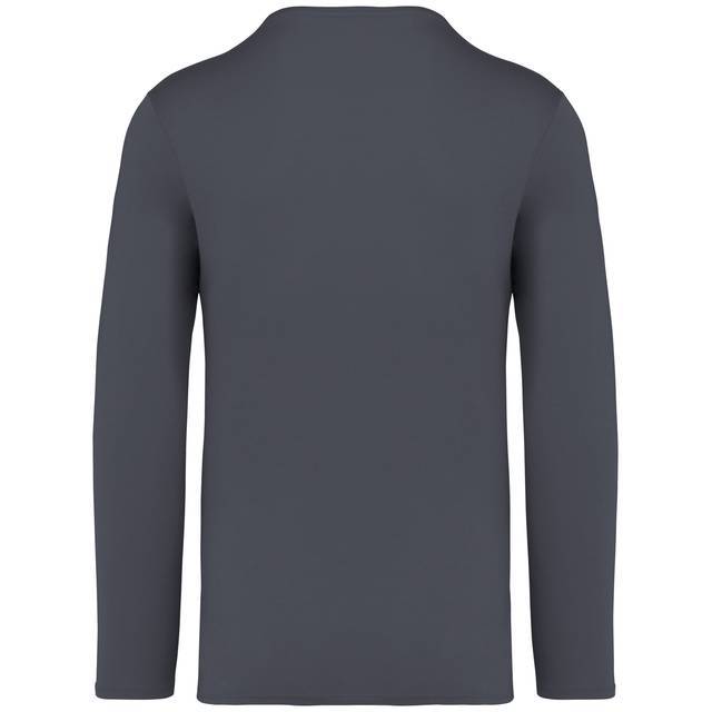 Washed unisex T-shirt lange mouwen