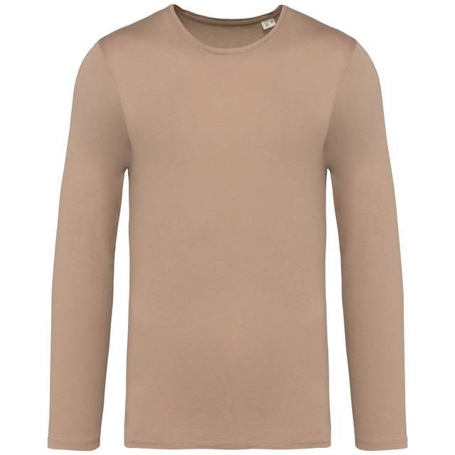 Washed unisex T-shirt lange mouwen
