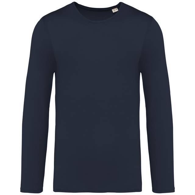 Washed unisex T-shirt lange mouwen