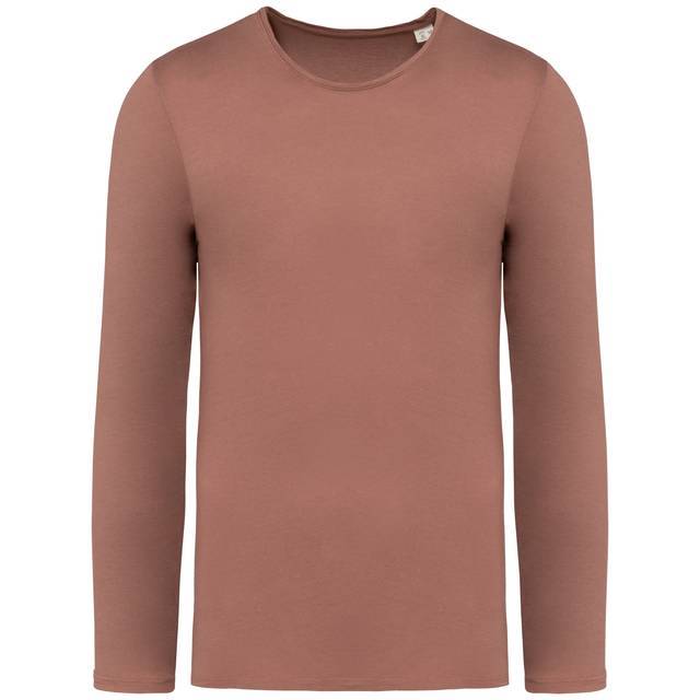Washed unisex T-shirt lange mouwen
