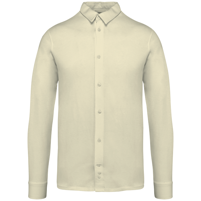 Jersey herenoverhemd