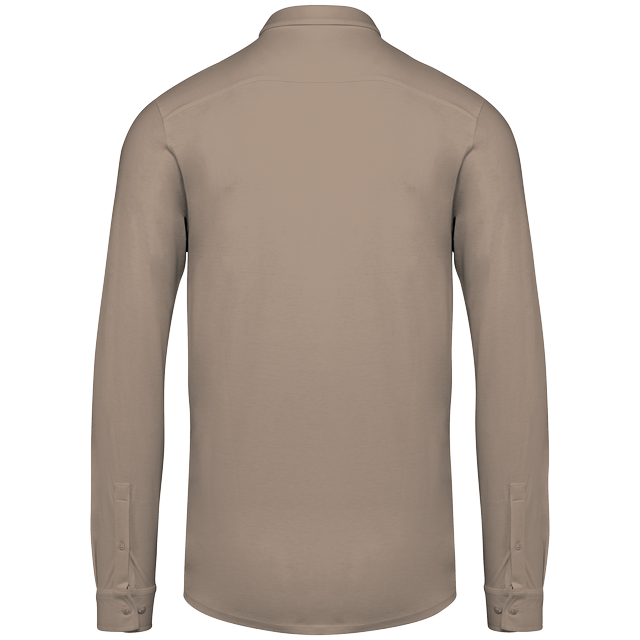 Jersey herenoverhemd