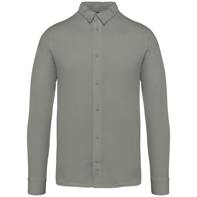 Jersey herenoverhemd