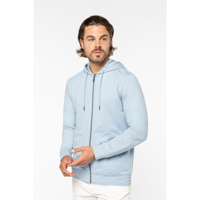 Heren sweater met capuchon en rits