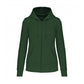 Ecologische damessweater met capuchon en ritssluiting