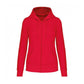 Ecologische damessweater met capuchon en ritssluiting