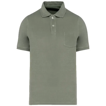 Ecologische Badstof Heren Polo