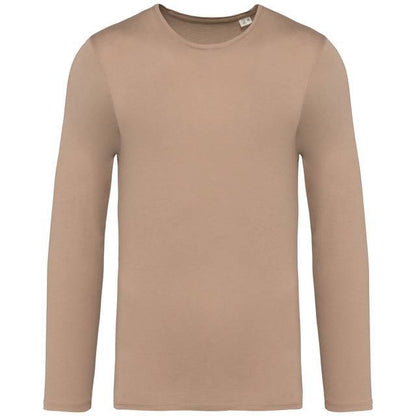 Washed unisex T-shirt lange mouwen