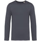 Washed unisex T-shirt lange mouwen