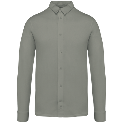 Jersey herenoverhemd