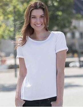 Ladies Roll Up Sleeve T-Shirt