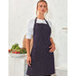 Organic Denim Fairtrade Bib Apron-Premier Workwear-Organisch schort-GroeneSpullen.nl