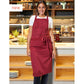 Bib Apron Verona 90 GreeNature-CG Workwear-Schorten organisch katoen-GroeneSpullen.nl