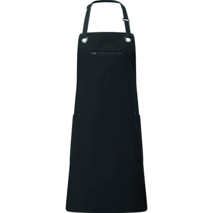 'Barley' Contrast Stitch Sustainable Bib Apron