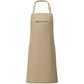 'Barley' Contrast Stitch Sustainable Bib Apron