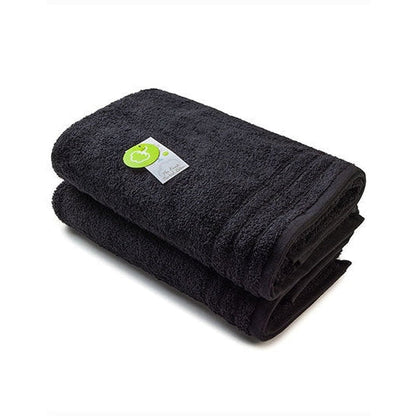 A&R Organic Bath Towel AR504-A&R-AR504-BLK-Badhanddoek biologisch katoen-GroeneSpullen.nl