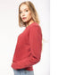 Ecologische sweater met ronde hals