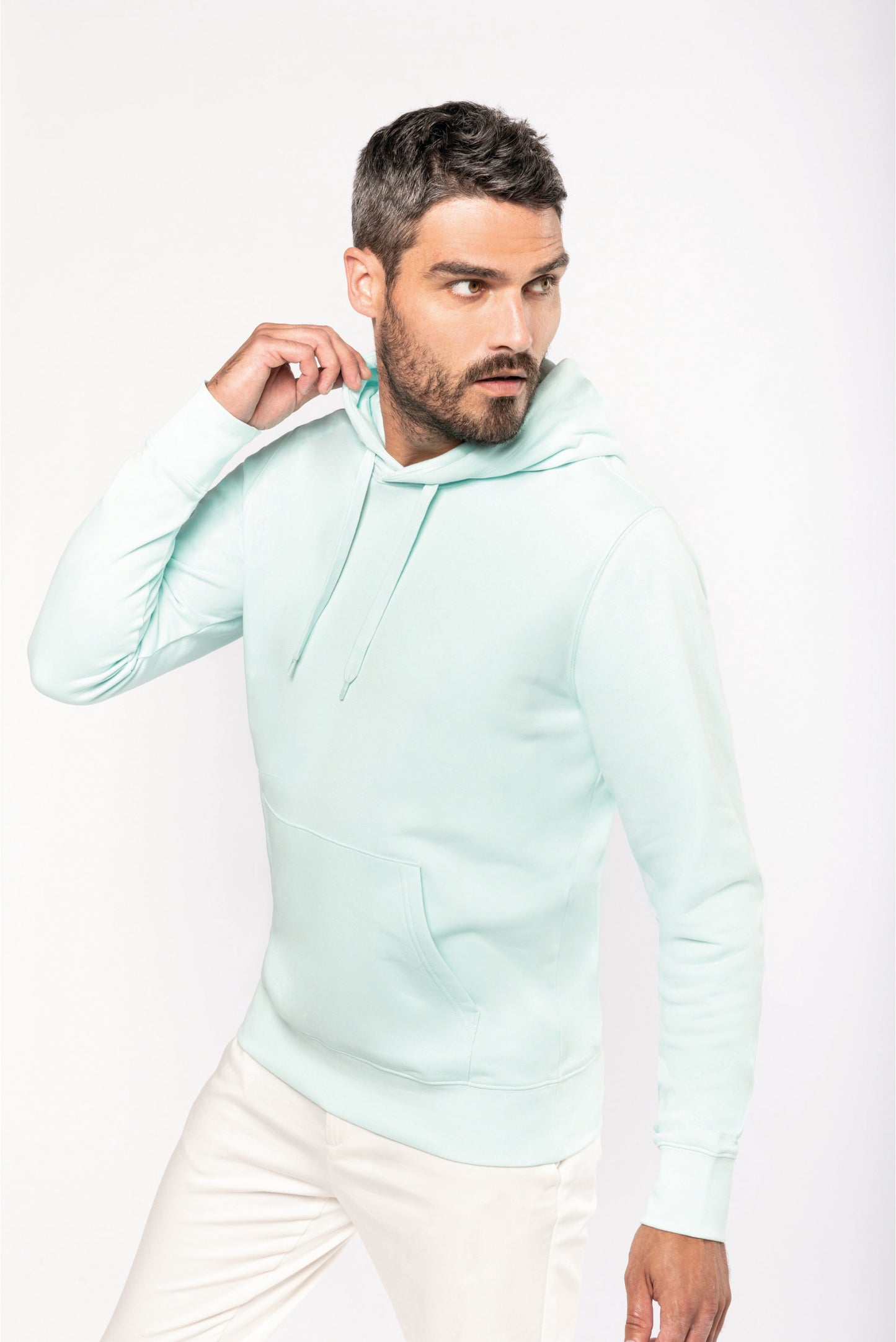 Ecologische Heren Sweater met Capuchon