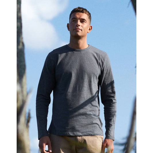 Mens Long Sleeve T-Shirt Organisch Katoen