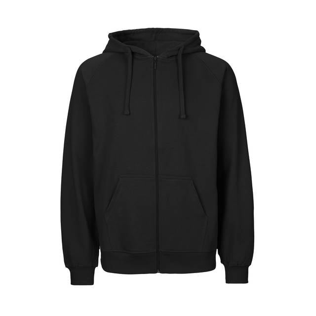 Organische Heren Hoodie met Rits