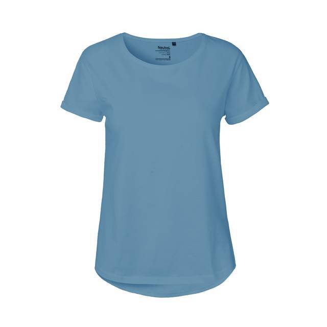 Ladies Roll Up Sleeve T-Shirt