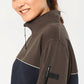 Ecologische uniseks werk sweater met ritskraag